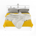 Кровать с ящиками Камелия 1600 цвет белый  фото 1