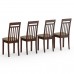 Комплект из 4-х стульев Мебель--24 Гольф-11 массив берёзы орех обивка ткань атина коричневая фото 3