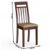 Два деревянных стула Мебель--24 Гольф-11 массив берёзы орех обивка ткань атина коричневая фото 1