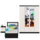 Спальный гарнитур Фиеста Кровать 900 + Тумба + Шкаф 4-х створчатый цвет венге/дуб лоредо