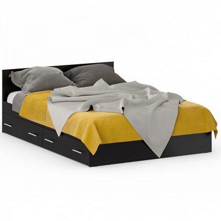 Кровать с ящиками Стандарт 1400 цвет венге - арт. 1022332