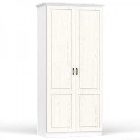 Шкаф для одежды с карнизом Ливерпуль 13.134 цвет ясень ваниль/белый 
