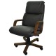 Кресло Надир 1Д (Н5 Д501) эко-кожа, цвет чёрный, высокая спинка - арт. 9391241
