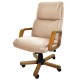 Кресло Надир 1Д (Н3 Д557) эко-кожа, цвет бежевый, высокая спинка - арт. 9391227