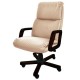 Кресло Надир 1Д (Н4 Д557) эко-кожа, цвет бежевый, высокая спинка - арт. 9391219