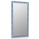Зеркало 45х85 см., цвет синий металлик, орнамент цветок - арт. 1669313