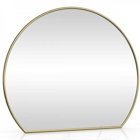 Зеркало для ванной 323Ш золотая окантовка