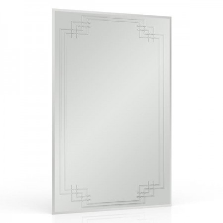Зеркало с рисунком В-223, горизонтальное или вертикальное крепление - арт. 1669398