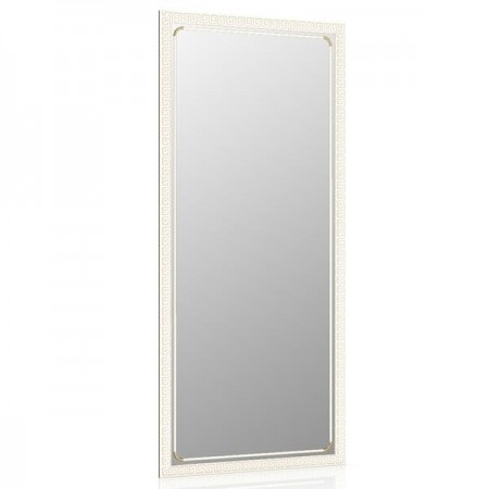 Зеркало для квартиры 119С белое, греческий орнамент