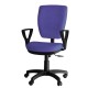 Кресло для работы за компьютером Ультра ткань В12, цвет сине-чёрный, подлокотники Гольф