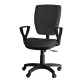 Кресло для работы за компьютером Ультра ткань В14, цвет чёрный, подлокотники Гольф