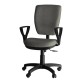 Кресло для работы за компьютером Ультра ткань В2, цвет чёрно-серый, подлокотники Гольф