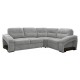 Угловой диван-кровать Рокси ткань 40431 энерджи грей 18 серебристый серый