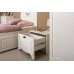 Детская кровать с ящиками Роуз со шкафом и тумбой цвет белый с тиснением поры дерева/ясень ваниль - арт. 1023654