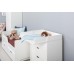 Детская кровать с ящиками и пеленальный комод Уна цвет белый - арт. 1023741