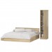 Двуспальная кровать с ящиками 1800 с пеналом Стандарт цвет дуб сонома в OXYMEBEL - Интернет магазин мебели