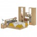 Гарнитур спальный Камелия № 9 Кровать с ящиками 1600 цвет дуб сонома - арт. 1024063