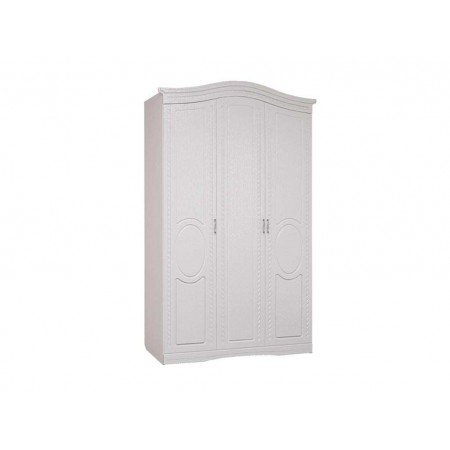 ГЕРТРУДА шкаф 3-х дверный белая лиственница/ясень жемчужный 