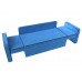 Детский диван трансформер Смарт, голубой черный - арт. 111840 фото 2