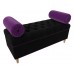 Банкетка Глория, черный\фиолетовый, артикул 29276 в OXYMEBEL - Интернет магазин мебели
