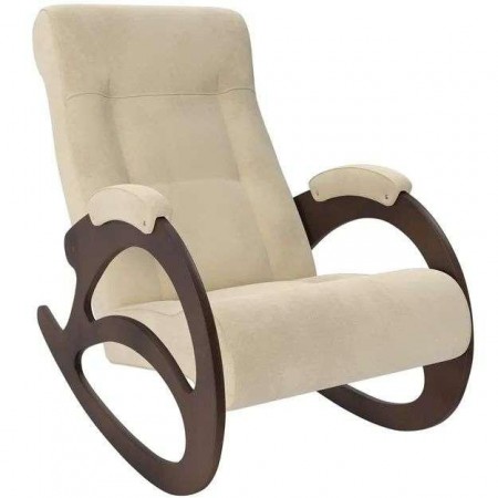 Кресло-качалка Модель 4 б/л Орех / VeronaVanilla 