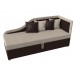 Детский диван Дюна правый угол бежевый коричневый  арт 113647 в OXYMEBEL - Интернет магазин мебели