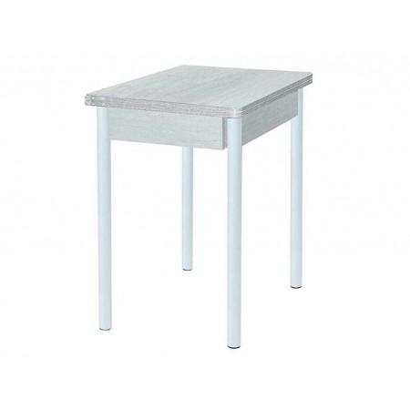 Глайдер стол обеденный / бетон белый 
