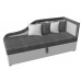 Детский диван Дюна правый угол Серый белый  арт 113653 в OXYMEBEL - Интернет магазин мебели