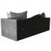 Детский прямой диван Дориан серый бежевый  арт 100226 в OXYMEBEL - Интернет магазин мебели