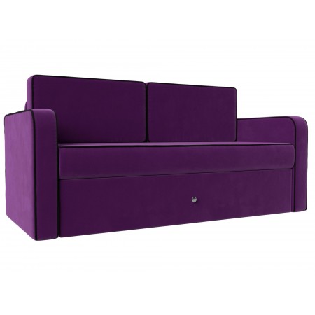 Детский диван трансформер Смарт, Фиолетовый Черный - арт. 111853