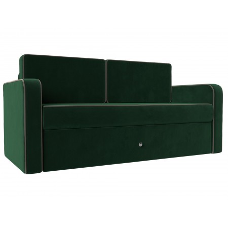 Детский диван трансформер Смарт, зеленыйкоричневый - арт. 111841
