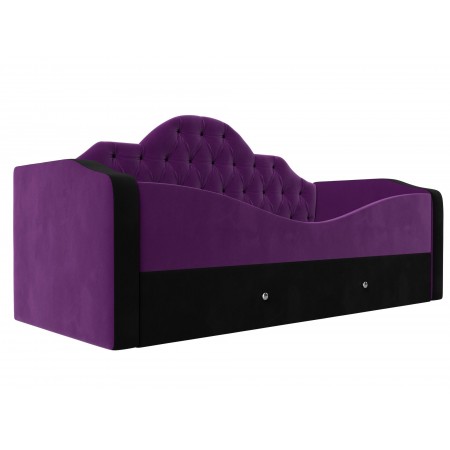 Детская кровать Скаут, ФиолетовыйЧерный - арт. 102899 Купить в OXYMEBEL - Интернет магазин мебели