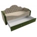 Детская кровать Скаут, бежевыйзеленый - арт. 102895