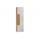 Шкаф одностворчатый глухая дверь Фиджи ЛД-659-300 цвет дуб золотой/белый