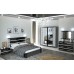 Двуспальная кровать Сан-Ремо цвет венге цаво/чёрный глянец  - арт. 1073165