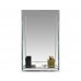 Зеркало 124Д малахит серебро, ШхВ 50х80 см.