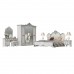 Гарнитур спальный Дольче Вита № 2, цвет белый глянец с серебром - арт 1020601