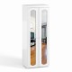 Шкаф 2-х дверный с зеркалами (гл.560) Афина АФ-48 белое дерево