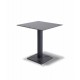 "Каффе" интерьерный стол из HPL квадратный 80х80см, "серый гранит"