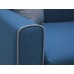 Диван-кровать Найс 120 ткань синяя/серо-бежевая