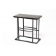 "Комо" интерьерный стол из HPL прямоугольный 60х30, H60,  "серый гранит"