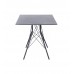 "Конте" интерьерный стол из HPL 70x70см, "серый гранит" фото 1